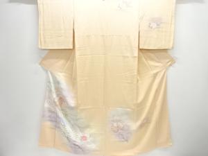 花鼓模様刺繍訪問着・長襦袢セット